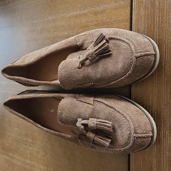 FRANKO SARTO SUEDE LOAFERS WIT TASSELS - Picture 1 of 9